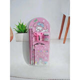 Sanrio My Melody Cinnamoroll Kuromi Kırtasiye Seti 12 Parça My Melody Kırtasiye Seti