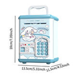 Sanrio Kawaii Kuromi Elektronik Şifreli Kumbara Atm Görünümlü Kumbara Cinnamoroll Atm Kumbara