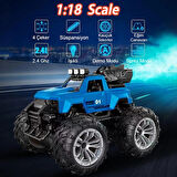 Uzaktan Kumandalı Şarjlı Duman Atan Araba 4x4 Buharlı Işıklı Uzaktan Kumandalı Off Road Araba Rc Stu