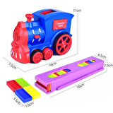 Domino Taşı Dizen Tren Pilli Sesli Işıklı Hareketli 60 Parça Eğitici Tren Oyunu