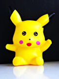 Işıklı Canlı Sarı Renkli Pikachu Figürü pilli Masa Lambası Tatlı Hediye