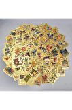 Pokemon Vmax Gold Card 55 Adet Altın Varaklı Kabartmalı Esnek Koleksiyon Pokemon Gold Kartı 55
