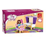 46 Parça Fashion Girls Makyaj Masası Lego Seti