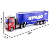 1:48 Uzaktan Kumandalı Şarjlı Tır Mavi Renk Truck