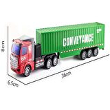 1:48 Uzaktan Kumandalı Şarjlı Tır Yeşil Renk Truck