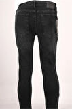 Skinny Fit Siyah Jean Pantolon