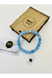 GERÇEK MAVİ AKİK TAŞI BİLEKLİK | ÖZEL KUTUSUNDA | MÜŞTERİ KARTLI MK.009.001