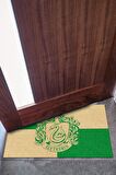Slytherin Kapı Önü Paspası Dekoratif Kapı Paspası Dış Mekân Paspas Ev İçi Paspası 45x70cm