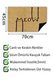 Meov Kapı Önü Paspası Dekoratif Kapı Paspası Dış Mekân Paspas Ev İçi Paspası 45x70cm