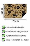 Kapı Önü Paspası Dekoratif Kapı Paspası Dış Mekân Paspas Ev İçi Paspası 45x70cm