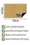 Welcome Kapı Önü Paspası Dekoratif Kapı Paspası Dış Mekân Paspas Ev İçi Paspası 45x70cm