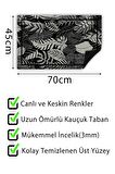 Kapı Önü Paspası Dekoratif Kapı Paspası Dış Mekân Paspas Ev İçi Paspası 45x70cm