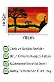 Manzara Kapı Önü Paspası Dekoratif Kapı Paspası Dış Mekân Paspas Ev İçi Paspası 45x70cm