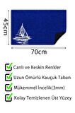 Gemi Kapı Önü Paspası Dekoratif Kapı Paspası Dış Mekân Paspas Ev İçi Paspası 45x70cm