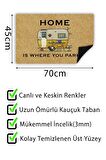 Karavan apı Önü Paspası Dekoratif Kapı Paspası Dış Mekân Paspas Ev İçi Paspası 45x70cm