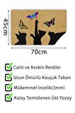 Kapı Önü Paspası Dekoratif Kapı Paspası Dış Mekân Paspas Ev İçi Paspası 45x70cm
