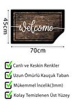 Kapı Önü Paspası Dekoratif Kapı Paspası Dış Mekân Paspas Ev İçi Paspası 45x70cm