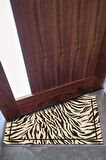 Zebra Kapı Önü Paspası Dekoratif Kapı Paspası Dış Mekân Paspas Ev İçi Paspası 45x70cm