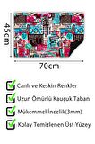 Kapı Önü Paspası Dekoratif Kapı Paspası Dış Mekân Paspas Ev İçi Paspası 45x70cm