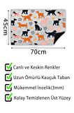 Kapı Önü Paspası Dekoratif Kapı Paspası Dış Mekân Paspas Ev İçi Paspası 45x70cm