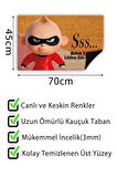 Bebek Uyuyor Kapı Önü Paspası Dekoratif Kapı Paspası Dış Mekân Paspas Ev İçi Paspası 45x70cm