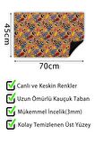 Kapı Önü Paspası Dekoratif Kapı Paspası Dış Mekân Paspas Ev İçi Paspası 45x70cm