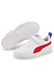 Puma 385836-05 Rickie Ac Ps Ortopedik Çocuk Spor Ayakkabı Beyaz-kırmızı