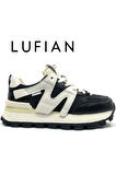 Lufian 121230019 Emily Sneaker Unisex Deri Spor Ayakkabı Siyah