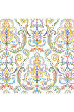 Tropicano Renkli Damask Desen Duvar Kağıdı 9901-3: Çok Renkli | Ce, Iso 9001, Iso 10002, Iso 14001