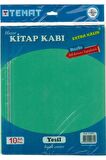 Hazır Kitap Kaplığı Buzlu Yeşil 10 Adet