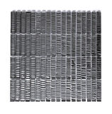 Mutfak tezgah arası ve iç mekan kaplama ve dekorasyon uygulamaları için, 15x73mm. Gümüş Krom, 30x30cm. Fileli Kristal Mozaik.