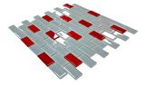 Mutfak tezgah arası ve Yaşam alanlarının tüm yüzeyleri için Kristal Cam Mozaik. Cam ölçüleri: 23x48x4 mm. File Karo ölçüsü: 30x30 cm. ( 1 Kutu = 11 Karo File = 1 m2 Fiyatıdır )