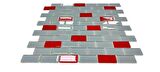 Mutfak tezgah arası ve Yaşam alanlarının tüm yüzeyleri için Kristal Cam Mozaik. Cam ölçüleri: 23x48x4 mm. File Karo ölçüsü: 30x30 cm. ( 1 Kutu = 11 Karo File = 1 m2 Fiyatıdır )