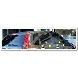 Markadan Ford Fiesta Krom Cam Çıtası 2002-2008 4 Parça Paslanmaz Çelik