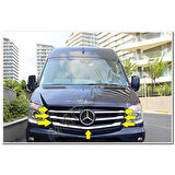 Markadan Mercedes Sprinter Krom Ön Panjur 2013-2018 5 Parça Paslanmaz Çelik