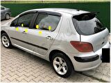 Markadan Peugeot 307 Krom Cam Çıtası 2001-2008 4 Parça Paslanmaz Çelik