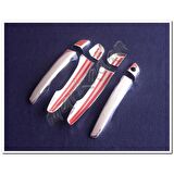 Markadan Peugeot 308 HB Sensörsüz Krom Kapı Kolu 2014 Sonrası 4 Kapı 8 Parça Paslanmaz Çelik