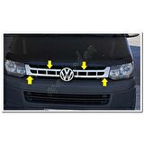 Markadan VW T5 Transporter Krom Ön Panjur 2010-2014 2 Parça Paslanmaz Çelik