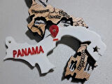 Panama Anahtarlık 1 Adet - Çevre Dostu PLA