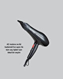 Profesyonel 2200W Fön Makinesi – AC Motorlu Hızlı Kurutma Hafif Tasarım