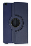 Samsung Galaxy T290 Tab A 8 Kılıf 360 Tablet Deri Kılıf - Lacivert-(5796)
