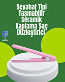 Yüzer Plakalı Kompakt Bukle Maşası – Elastik Tutuculu Saç Dostu Profesyonel T