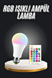 Ambiyans Aydınlatma RGB Led Lamba Kumandalı Renk Değiştirebilen