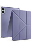 Xiaomi Redmi Pad Pro 12.1 Kılıf Kalemlikli Mars Tablet Kılıfı - Lila-(5796)