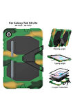 Samsung Galaxy P610 Tab S6 Lite 10.4 Kılıf Griffin Tablet Kapak - Kamuflaj-(5796)