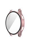 Watch 5 44mm Wall Camlı Kasa Ekran Koruyucu - Rose Gold-(5796)