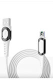 DC24 Micro USB Kablo 1.2M 4A - Beyaz-(5796)
