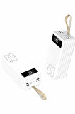 Powerbank 60.000 Mah Taşınabilir Şarj Hızlı El Fenerli Dijital Göstergeli