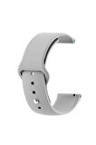 Huawei GT4 41mm 18mm Klasik Kordon - Açık Gri-(5796)