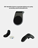 Araç İçi Manyetik Telefon Tutucu Güçlü Klipsli ve 360 Derece Ayarlanabilir